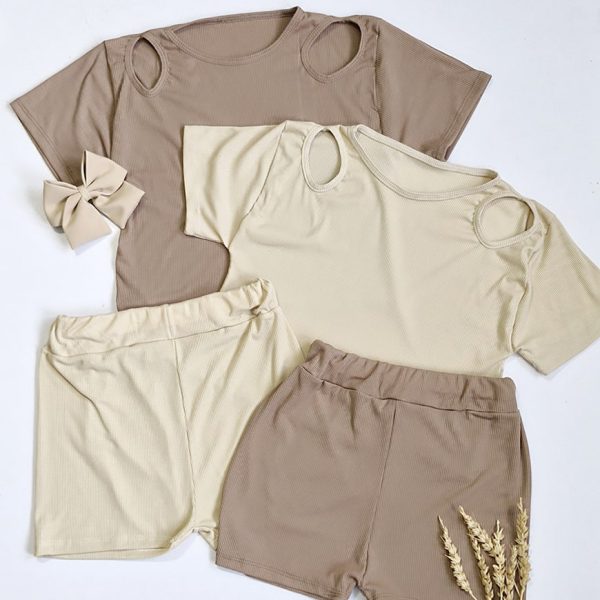 ست تیشرت شورتک رومی فانریپ