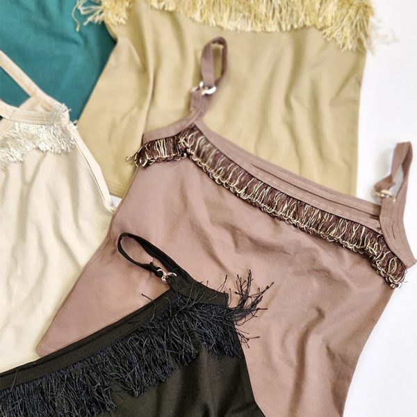 تاپ کراپ ریش دار - مانتو پاتریس رشت