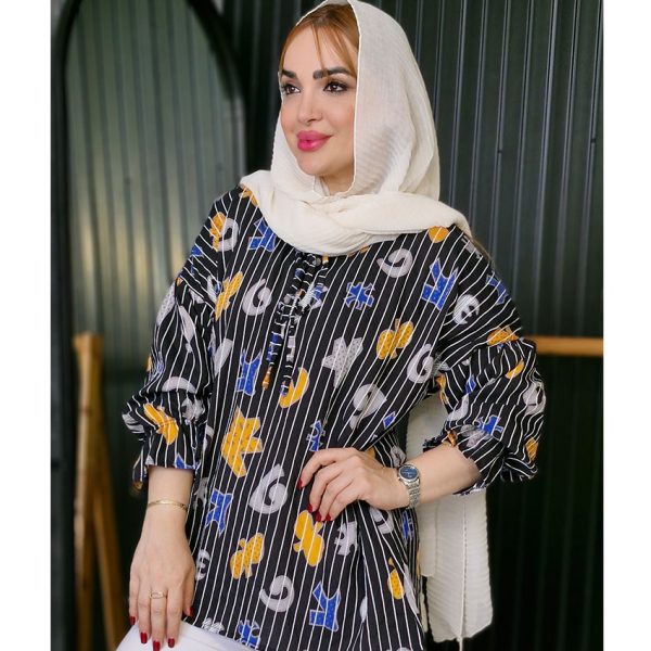 مانتو پلوتی یقه بندی - مانتو پاتریس رشت