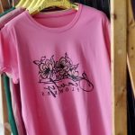 تیشرت نخ پنبه چاپ گل