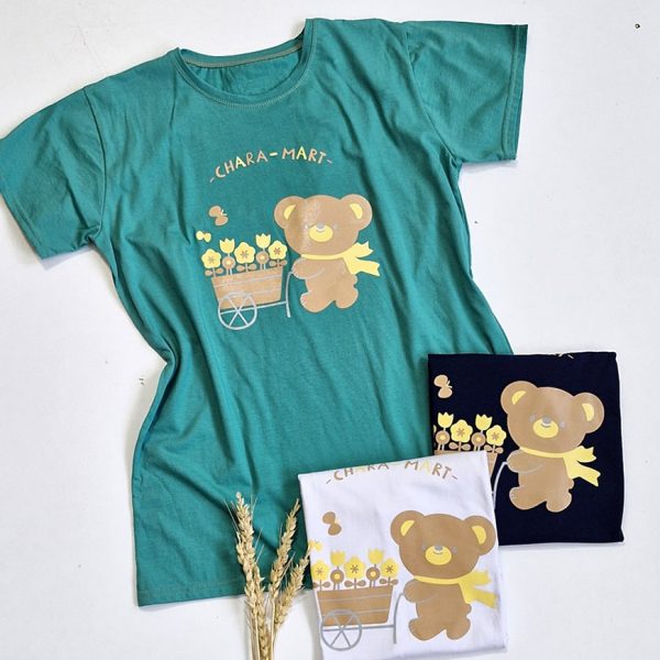 تیشرت خرس و گل