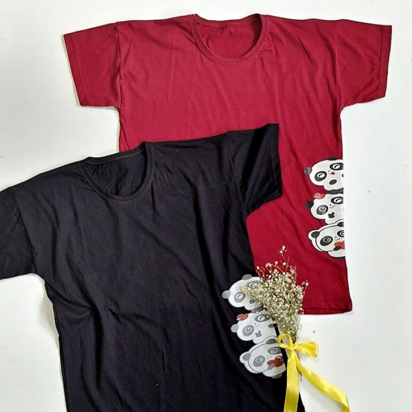 تیشرت چاپ 3 پاندا - مانتو پاتریس رشت