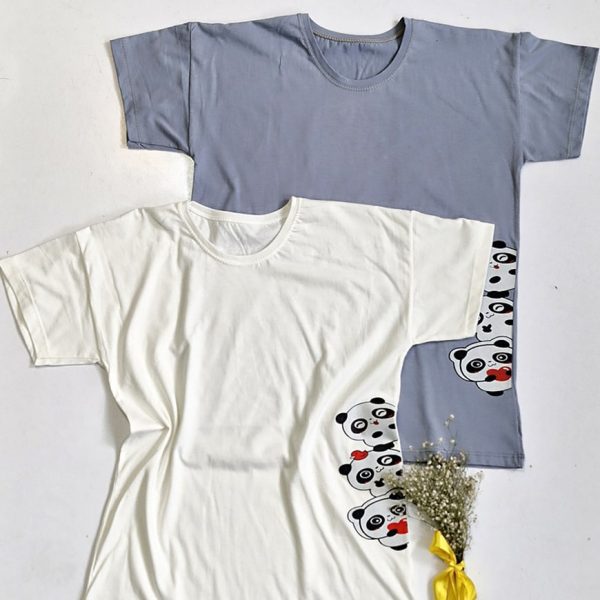 تیشرت چاپ 3 پاندا - مانتو پاتریس رشت