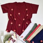 تیشرت چاپ گل بزرگ - مانتو پاتریس رشت