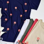 تیشرت چاپ گل بزرگ - مانتو پاتریس رشت