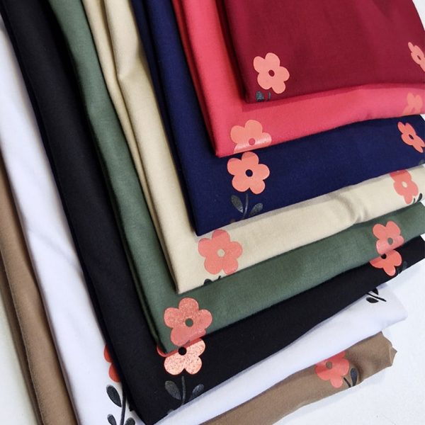 تیشرت چاپ گل بزرگ - مانتو پاتریس رشت