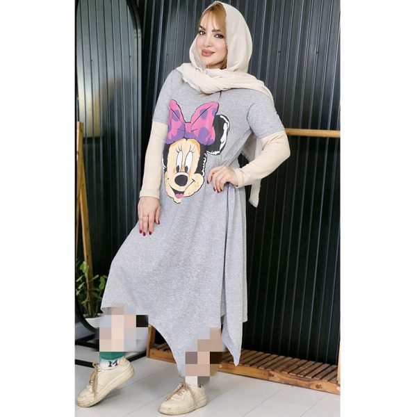 سارافون چاپ مینی موس - مانتو پاتریس رشت