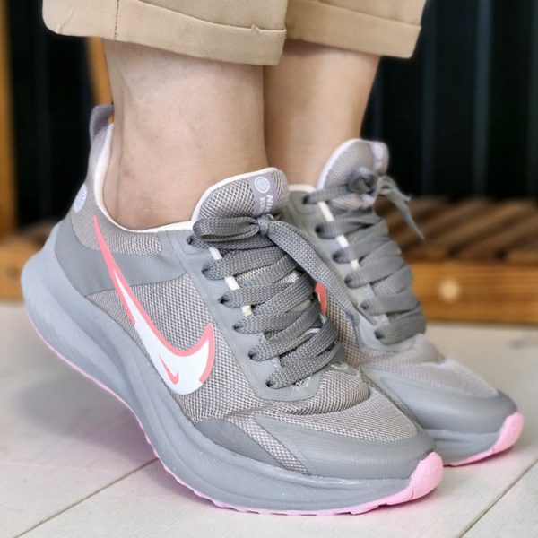 کتونی نایک طوسی صورتی