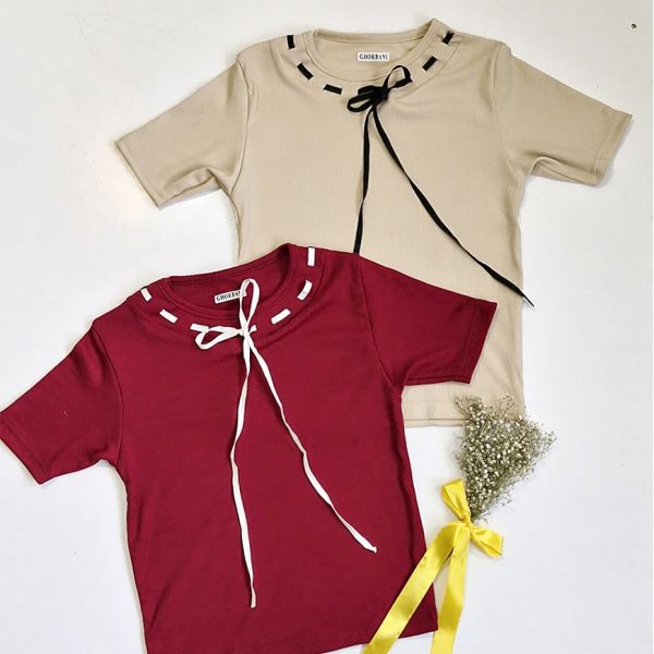 تیشرت فانریپ یقه بخیه ای