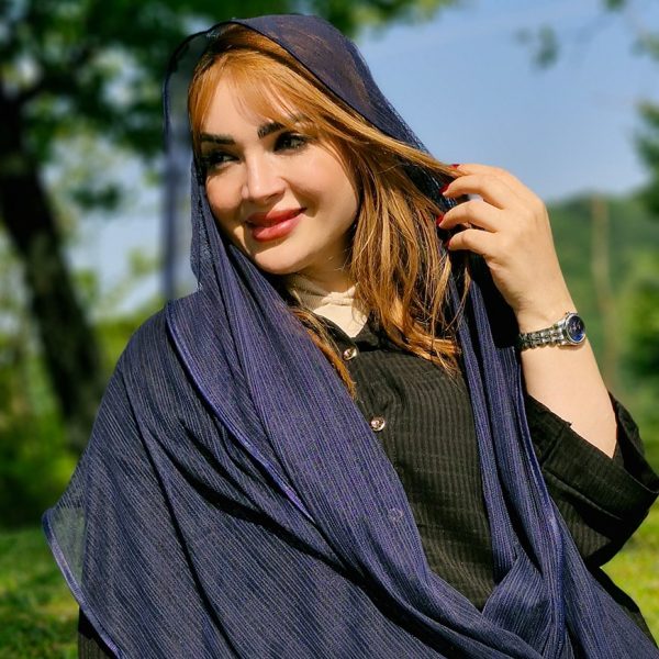 شال توری رنگی