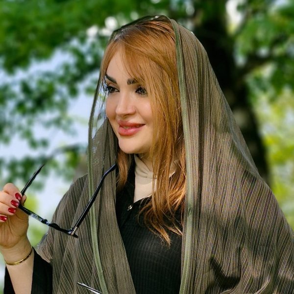 شال توری رنگی