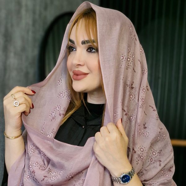 شال نخی گلدار - مانتو پاتریس رشت