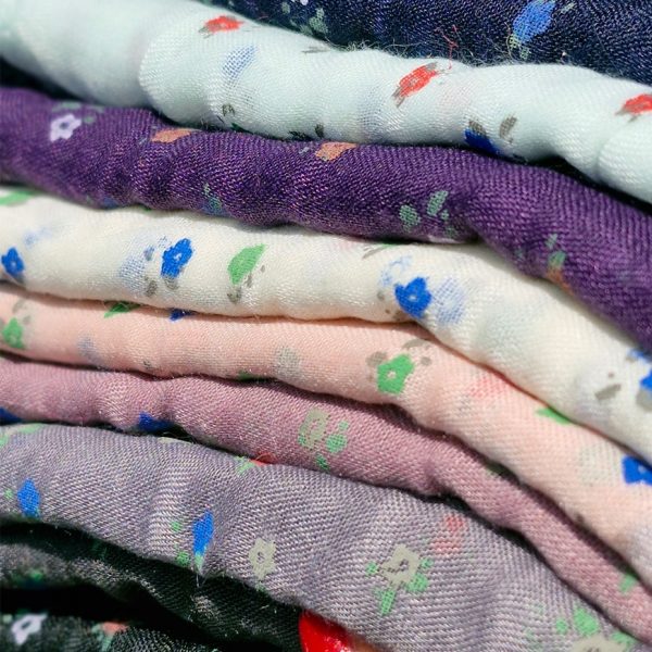 شال نخی گل گلی - مانتو پاتریس رشت