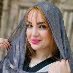 شال نخی گل گلی - مانتو پاتریس رشت