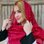 شال نخی گل گلی - مانتو پاتریس رشت