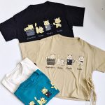 تیشرت کراپ 4 گربه - مانتو پاتریس رشت