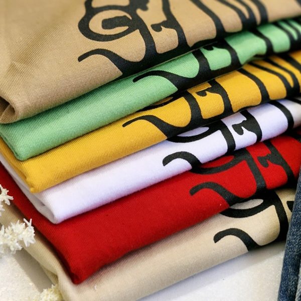 تیشرت چاپ گربه خطی