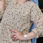 شومیز پفکی گلدار - مانتو پاتریس رشت