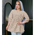 شومیز پفکی گلدار - مانتو پاتریس رشت