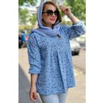 شومیز پفکی گلدار - مانتو پاتریس رشت