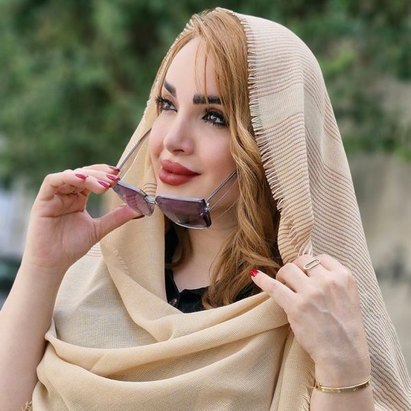 شال نخی دور ریش