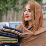 شال نخی دور ریش