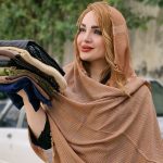 شال نخی دور ریش