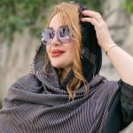 شال نخی دور ریش