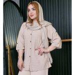 مانتو کراش آستین 3 ربع - مانتو پاتریس رشت