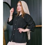 مانتو کراش آستین 3 ربع