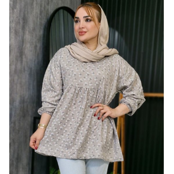 36600479-4-min مانتو جلوبسته چین دار گل گلی