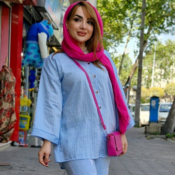 مانتو پلوتی آستین پاکتی