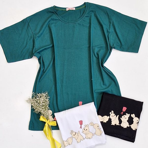 تیشرت چاپ 6 خرگوش - مانتو پاتریس رشت