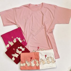 تیشرت چاپ 6 خرگوش - مانتو پاتریس رشت