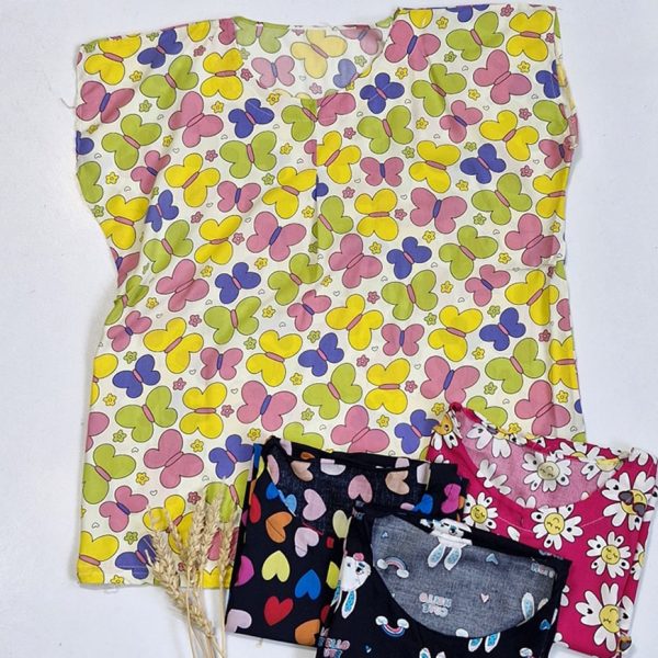 تیشرت نخ طرحدار -