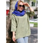 تونیک جلوبسته 8 دکمه شانتون