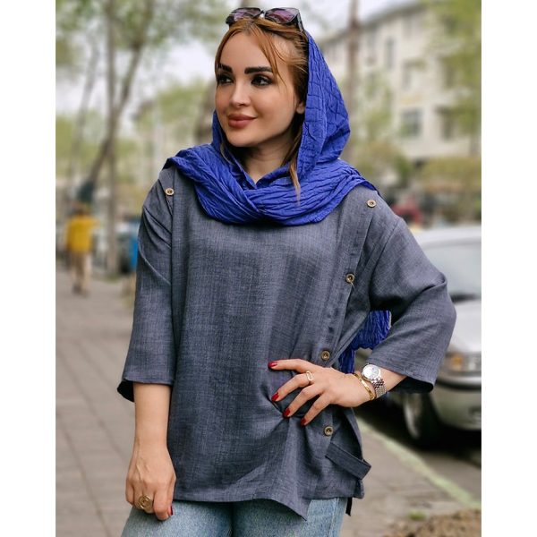 تونیک جلوبسته 8 دکمه شانتون - مانتو پاتریس رشت