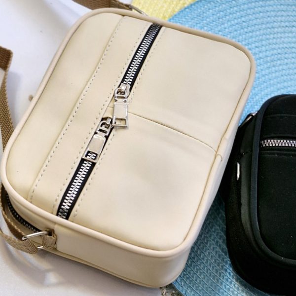 کیف دوشی بزرنتی دو زیپ