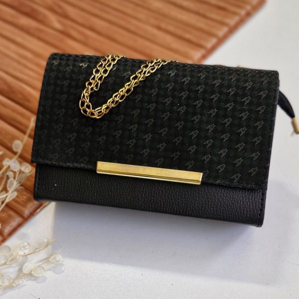 کیف مجلسی زنجیری مشکی