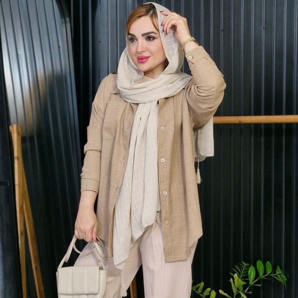 مانتو صوفیا پشت دکمه