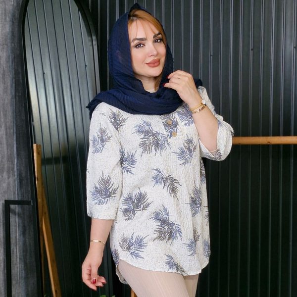 تونیک کریشه طرح برگ - مانتو پاتریس رشت