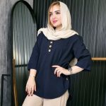 تونیک 3 دکمه کریشه - مانتو پاتریس رشت