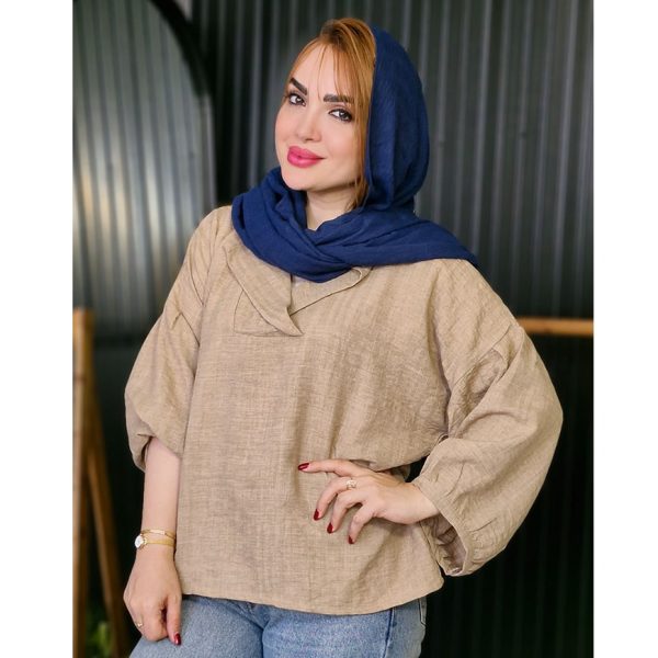 شومیز صوفیا آستین پفی