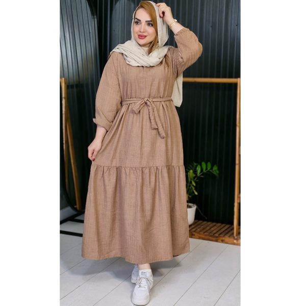 پیراهن ساحلی چین دار