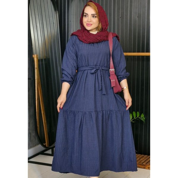 پیراهن ساحلی چین دار