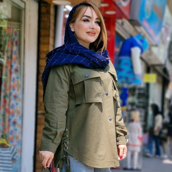 مانتو لینن بغل پرچی