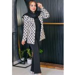 ست کش و شلوار یقه پلیزر - مانتو پاتریس رشت