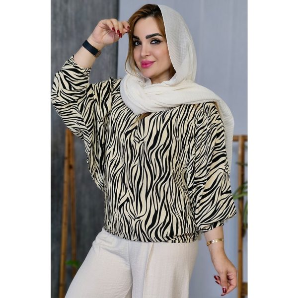 شومیز الیزه زبرا -