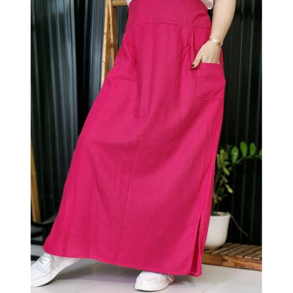 دامن بیسکوئیتی چاکدار