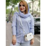 شومیز راه راه تترون